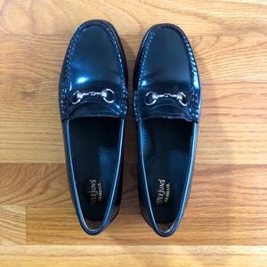 Classic Black Patent Leather Loafers (6 1/2)